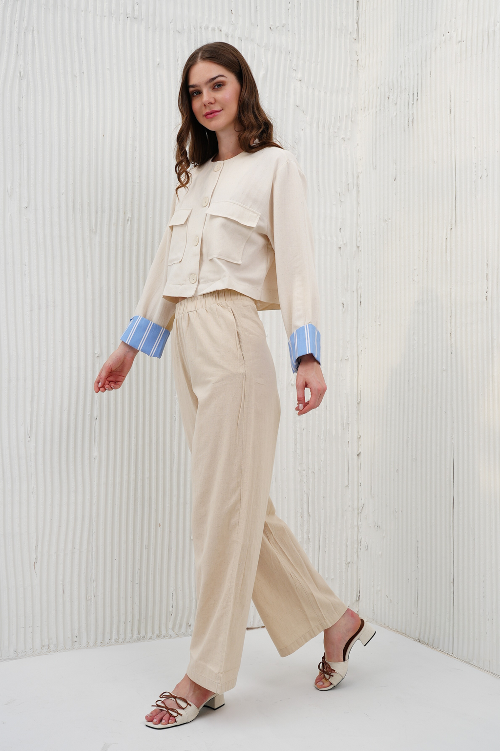 Palazzo Linen Pants
