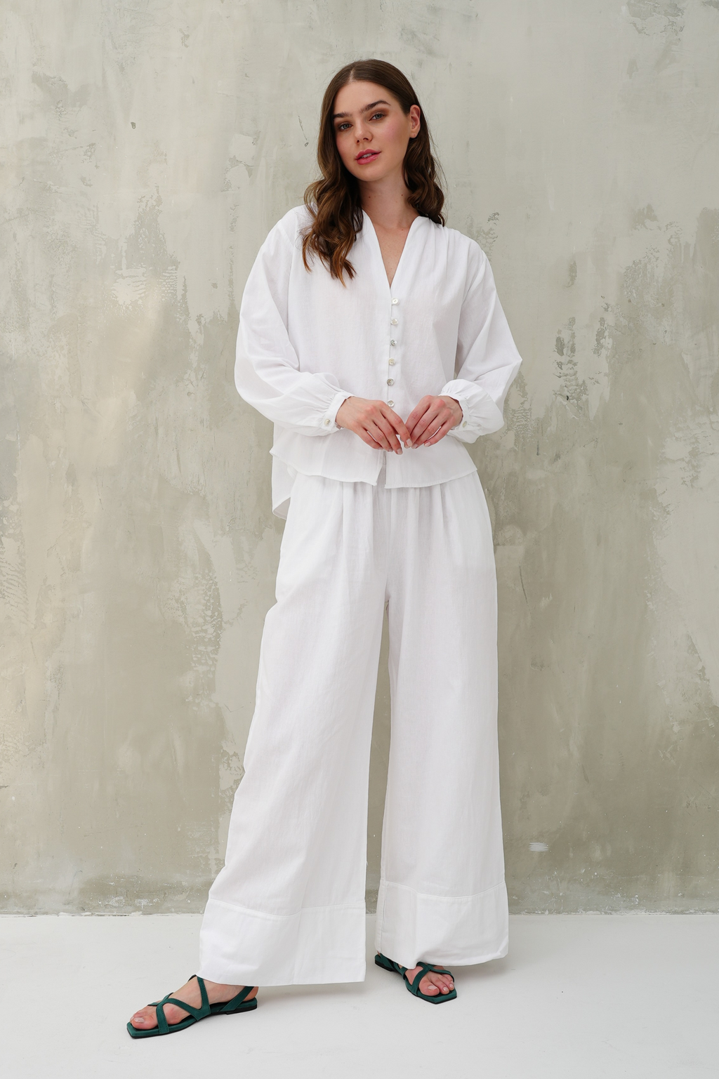 Palazzo Linen Pants