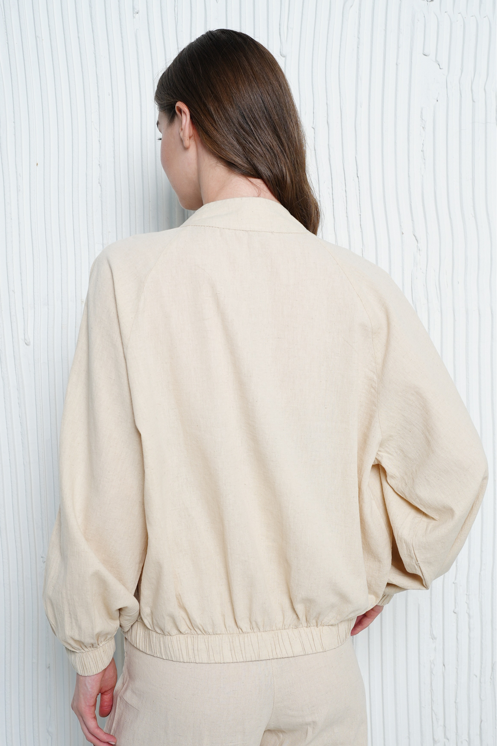 Women Linen Zipper