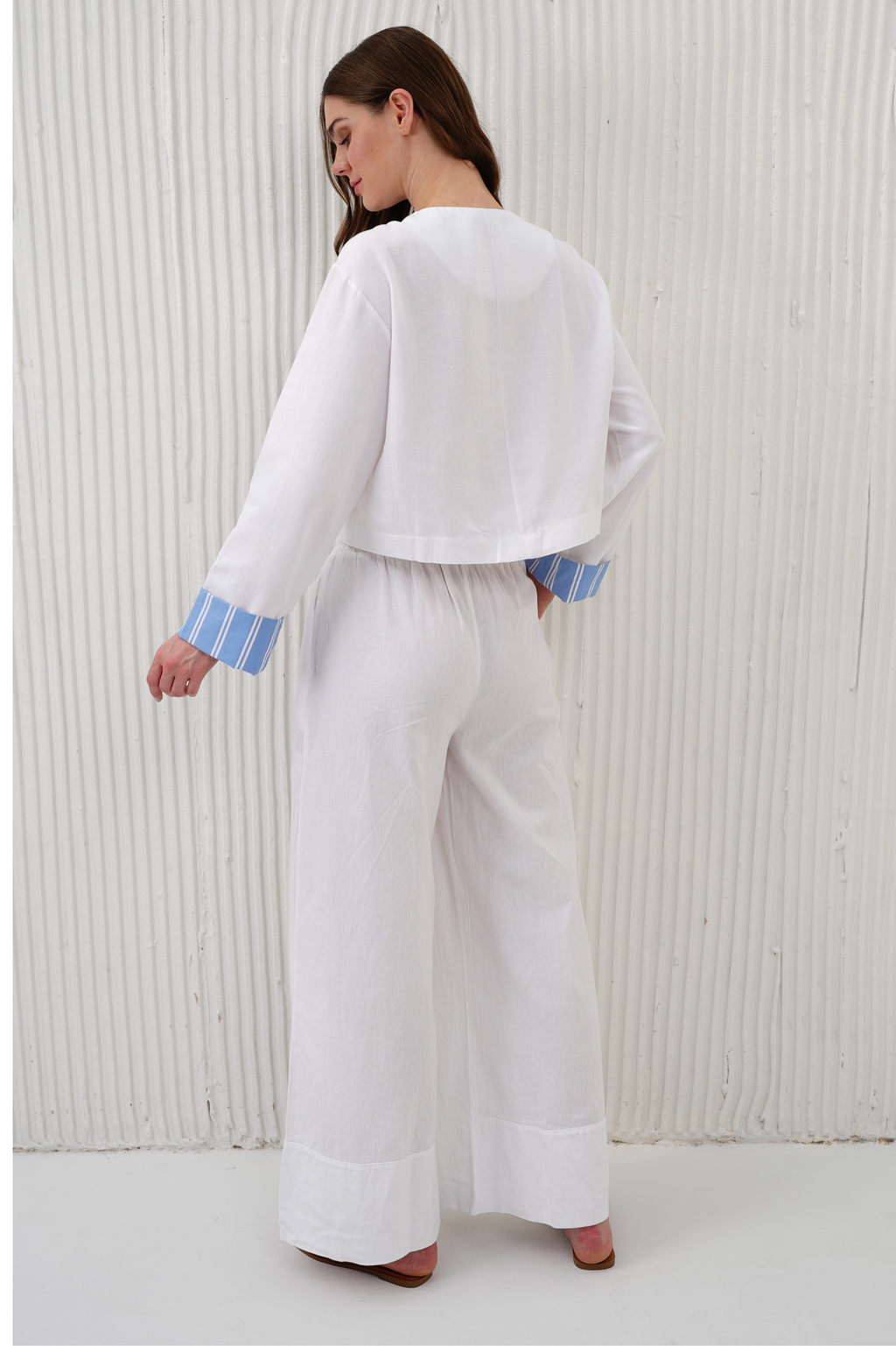 Palazzo Linen Pants